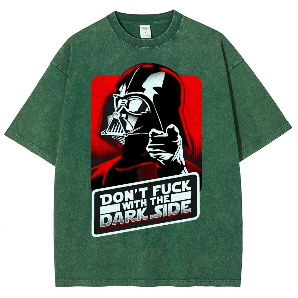 Dark Power Vintage Distressed T-shirt