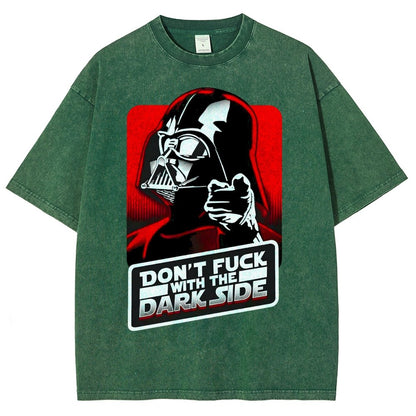 Dark Power Vintage Distressed T-shirt