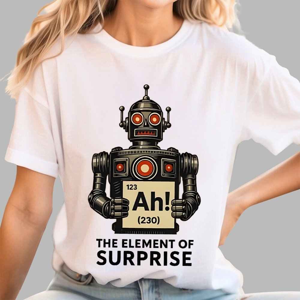 Machine Gets Surprised Geek T-Shirt