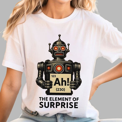 Machine Gets Surprised Geek T-Shirt