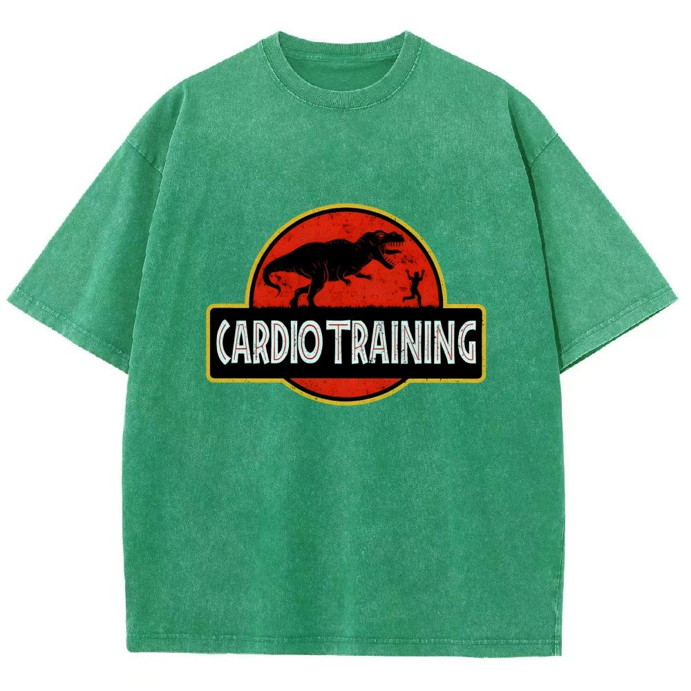 Cardio Training Vintage Distressed T-shirt