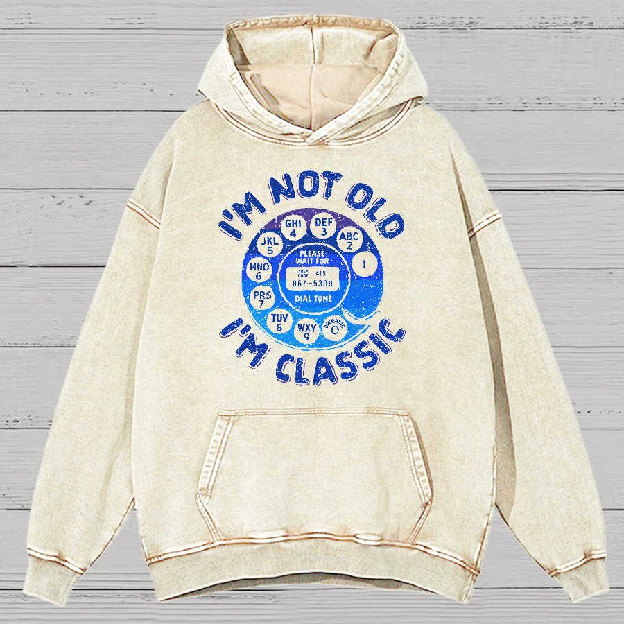The Classic Communicator Vintage Distressed Hoodie
