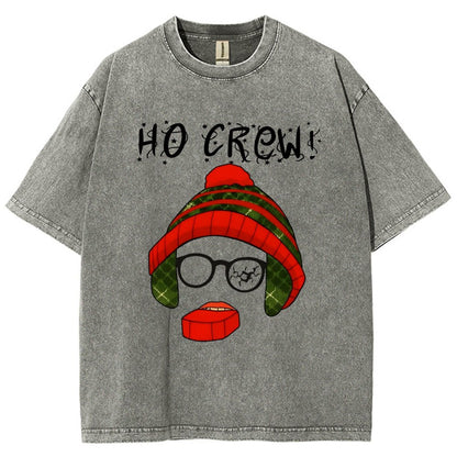 Ho Crew Oh Fudge Holiday Vintage Distressed T-shirt