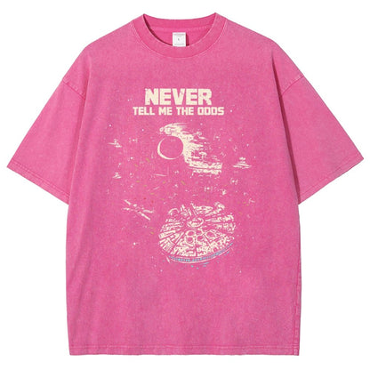 Never tell me the odds  Vintage Distressed T-shirt