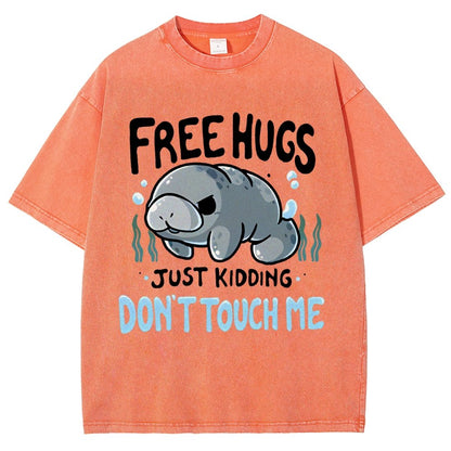 Free Hugs Vintage Distressed T-shirt