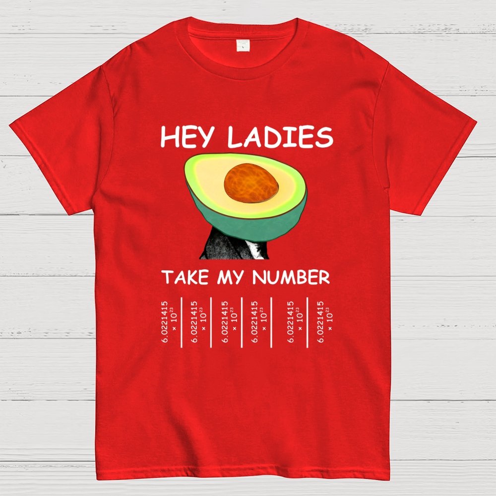 Avocadro - Funny Avogadro's Number Geek T-Shirt
