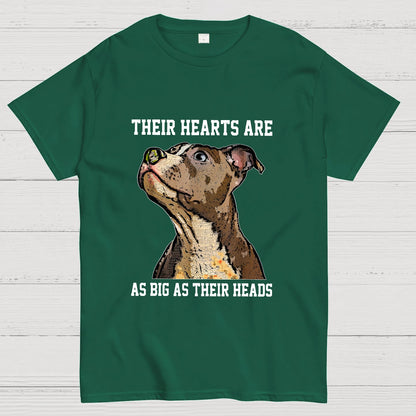 Their Hearts Are As Big As Their Heads Nerdy T-Shirt