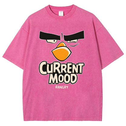 Current Mood Angry Funny Vintage Distressed T-shirt
