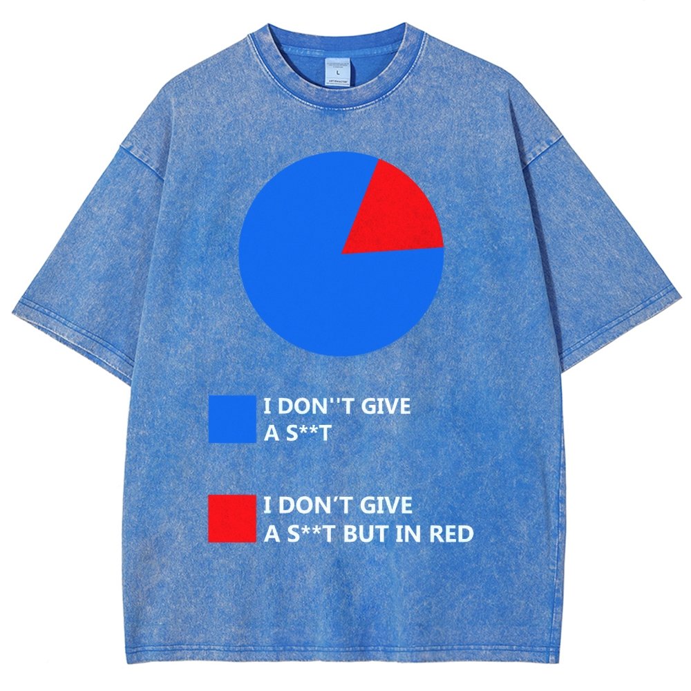 I Don't Give A S**t Vintage Distressed T-shirt