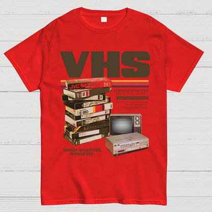 Vintage VHS Tapes Geek T-Shirt