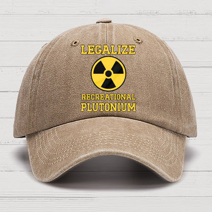 Legalize Recreational Plutonium Cotton Hat