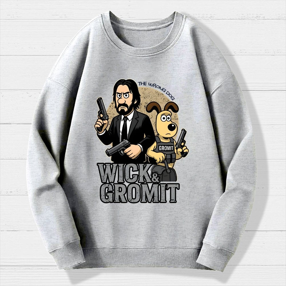 The Wrong Dog Geek Cotton Sweatshirt