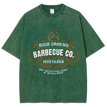 High Ground BBQ Vintage Distressed T-shirt