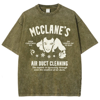 Hero's Air Duct Cleaning Vintage Distressed T-shirt