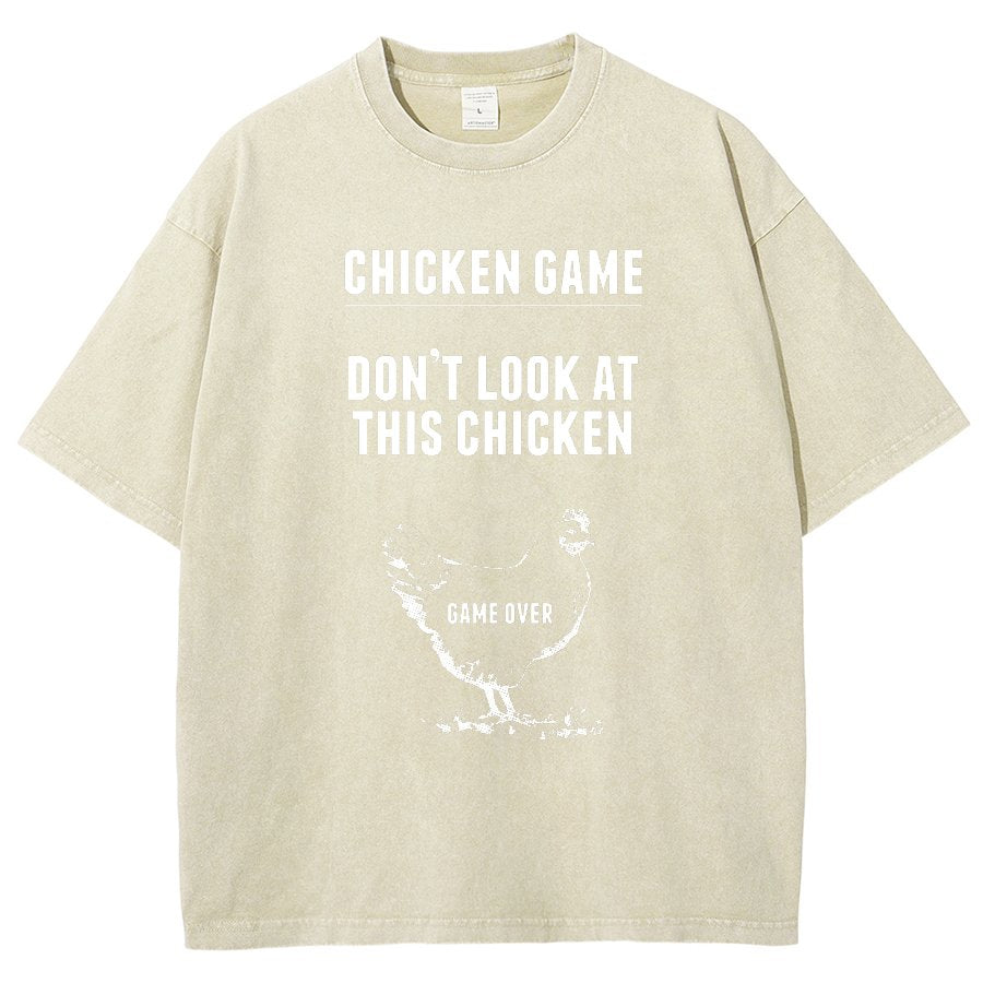 Chicken Game Vintage Distressed T-shirt