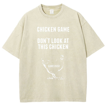 Chicken Game Vintage Distressed T-shirt