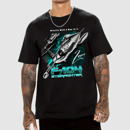 F-104 Starfighter USAF Supersonic Fighter Geek T-Shirt