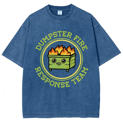 Dumpster Fire Response Team Vintage Distressed T-shirt