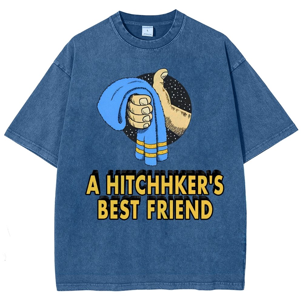 A Hitchhiker‘S Best Friend  Vintage Distressed T-shirt
