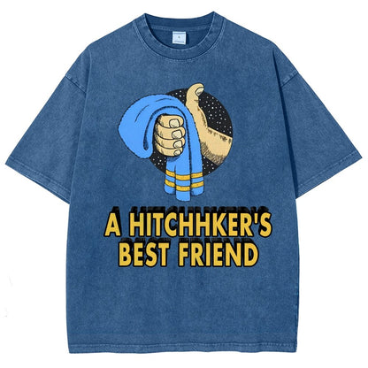 A Hitchhiker‘S Best Friend  Vintage Distressed T-shirt