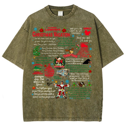 Holiday Vacation Quote Vintage Distressed T-shirt