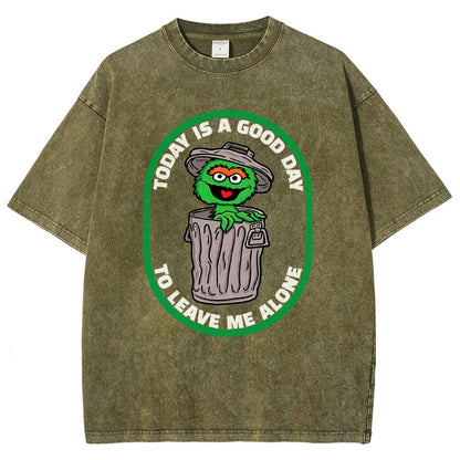 A good day to leave me alone Vintage Distressed T-shirt