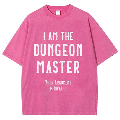 I am The Dungeon Master Nerd Vintage Distressed T-shirt