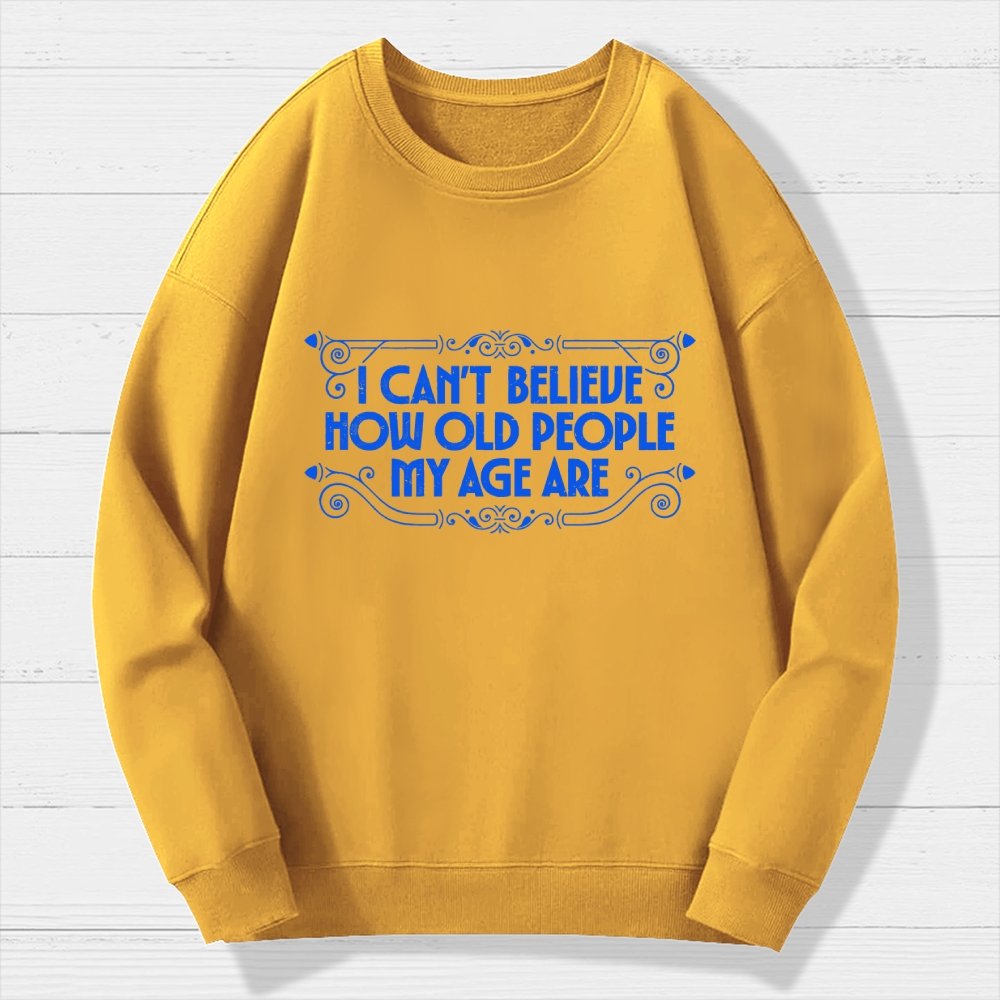 Chronically Young Geek Cotton Sweatshirt