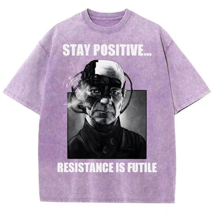 Stay positive... Persistence is key Vintage Distressed T-shirt