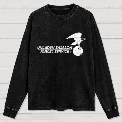 Unladen Bird Parcel Service Washed Long Sleeve Tee