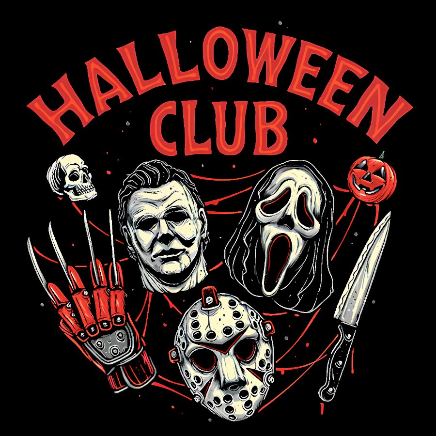 Halloween Club Geek Cotton Sweatshirt