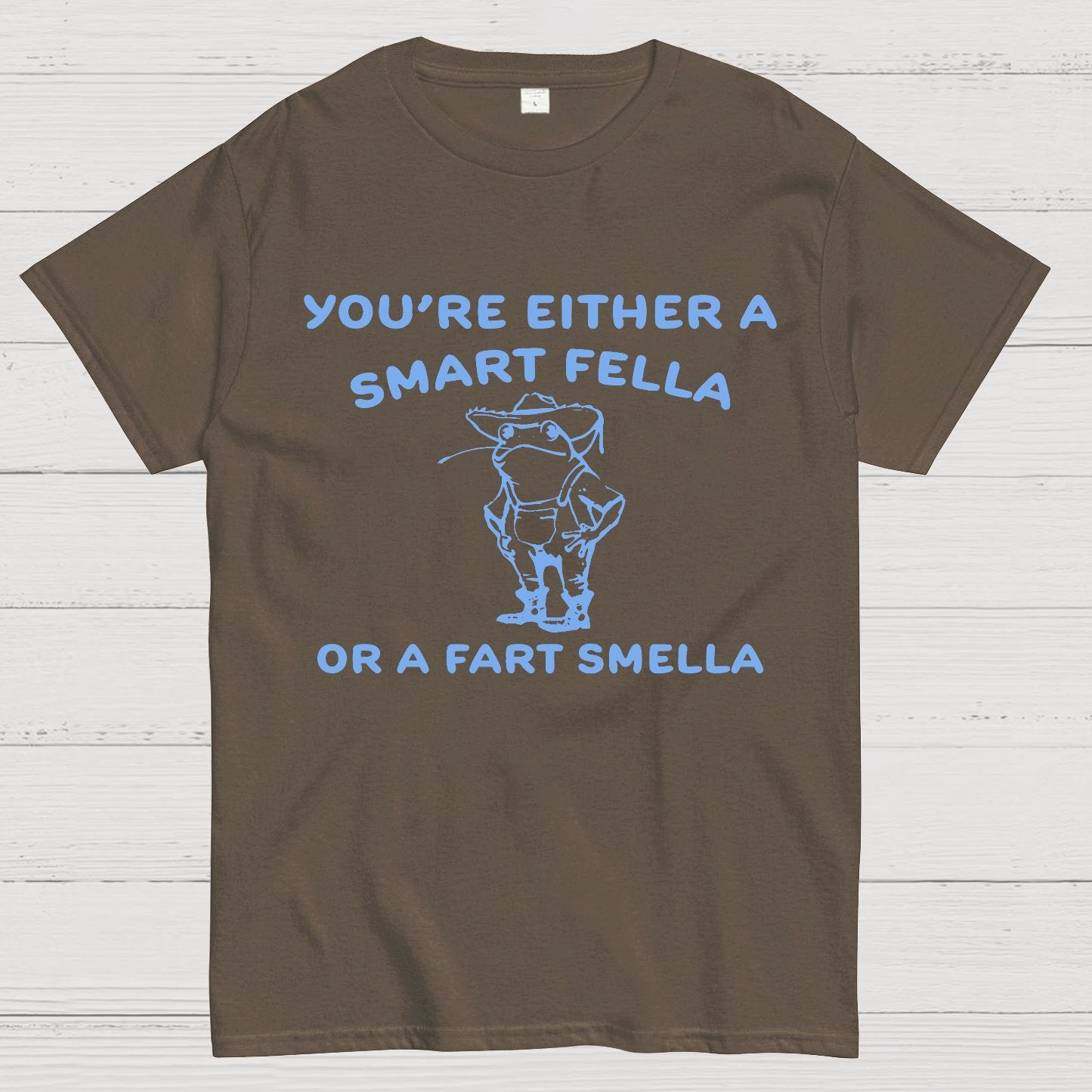 Are You A Smart Fella Or Fart Smella? Geek T-Shirt