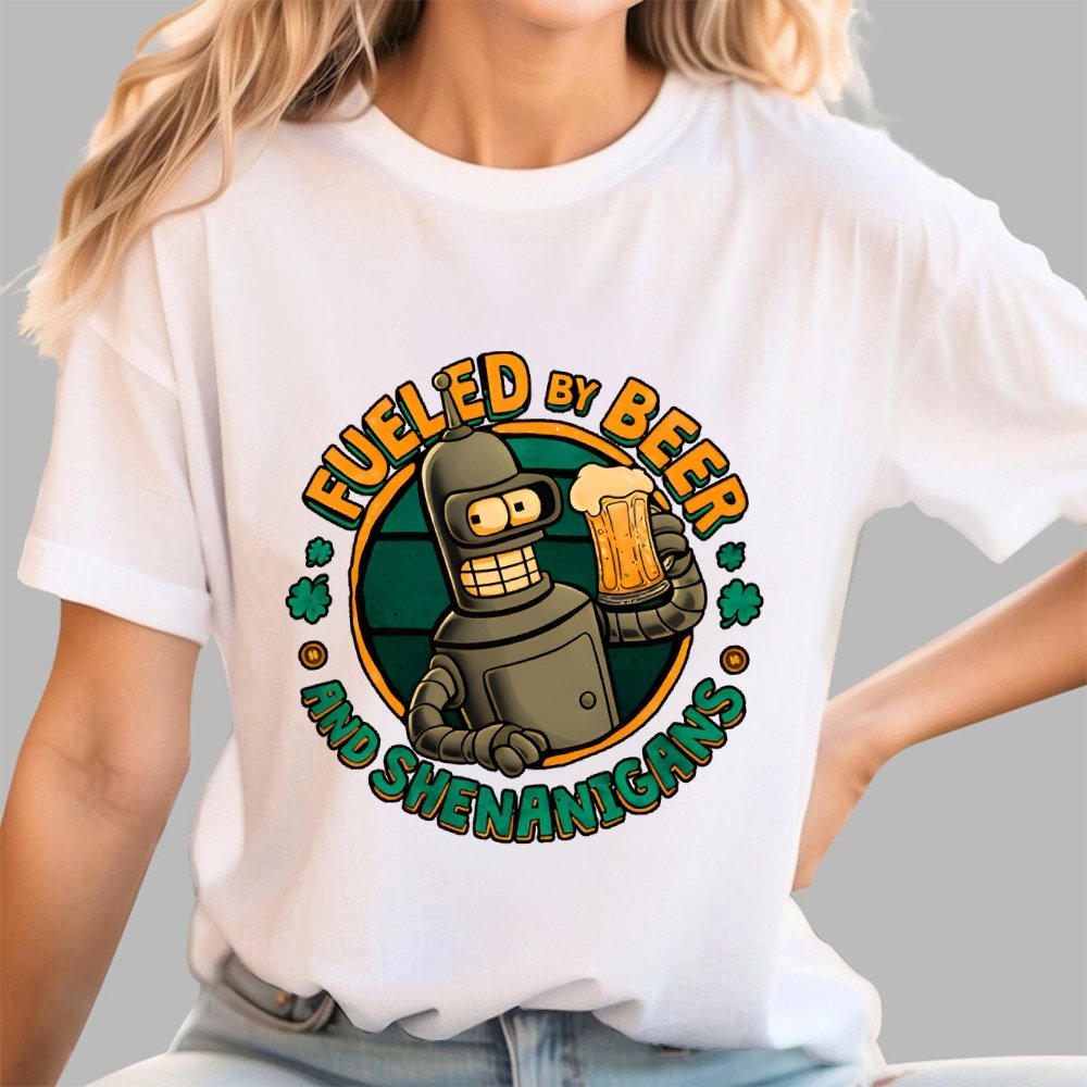 Fueled By Beer Geek T-Shirt