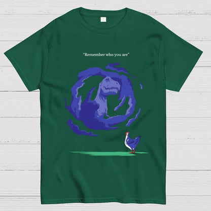 Remember Who You Are Dinosaur Geek T-Shirt