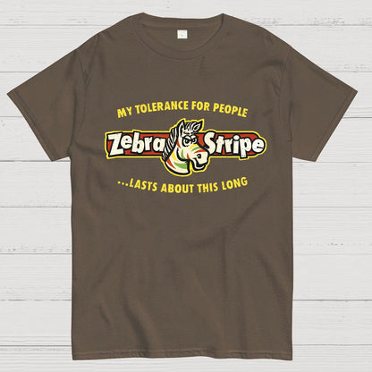 Zebra Fruit Stripe Gum Geeky T-Shirt