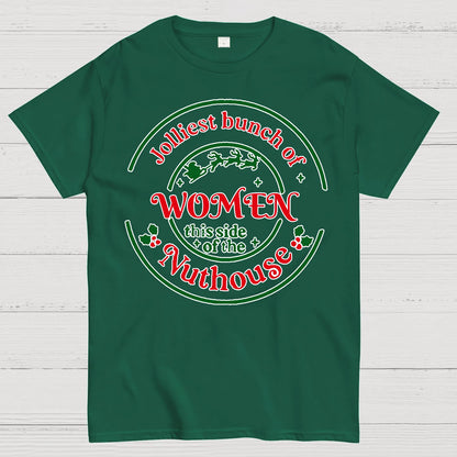 Jolliest Bunch of Women Christmas Geek T-Shirt