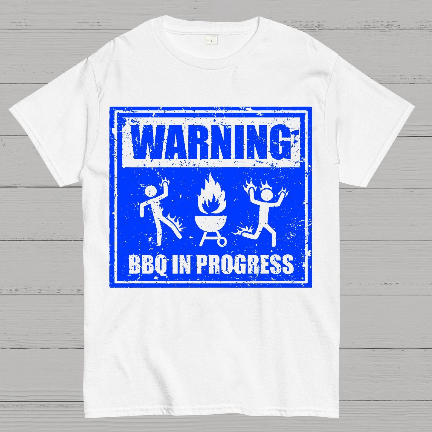 Warning BBQ In Progress Geek T-Shirt