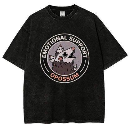 Emotional Support Possum Vintage Distressed T-shirt
