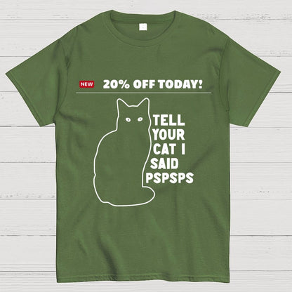 Tell Your Cat Geek T-Shirt