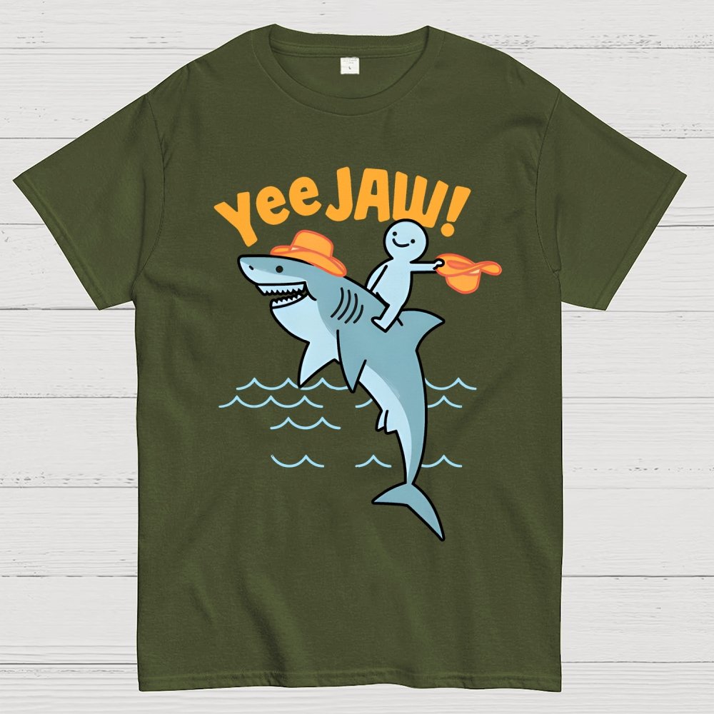 Yee Jaw! Shark Week Geek T-Shirt
