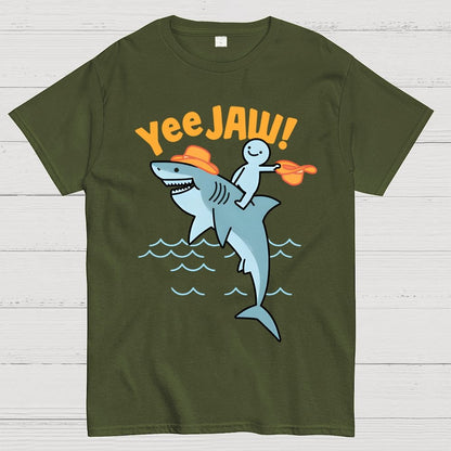 Yee Jaw! Shark Week Geek T-Shirt