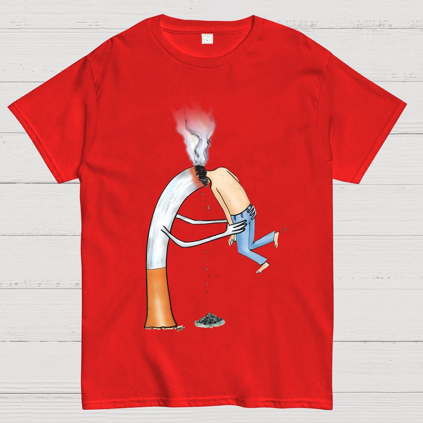 Smoking Solves Your Problems Geeky T-Shirt