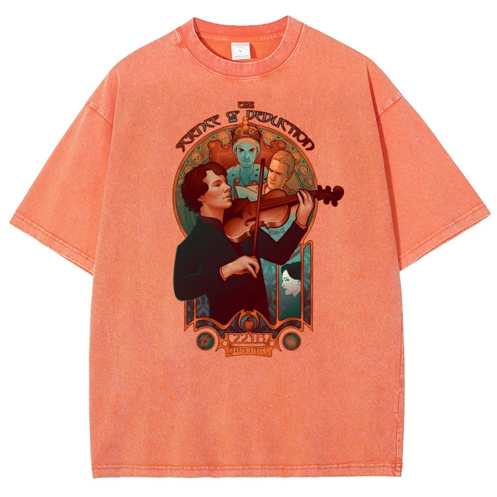 The Science of Deduction Vintage Distressed T-shirt