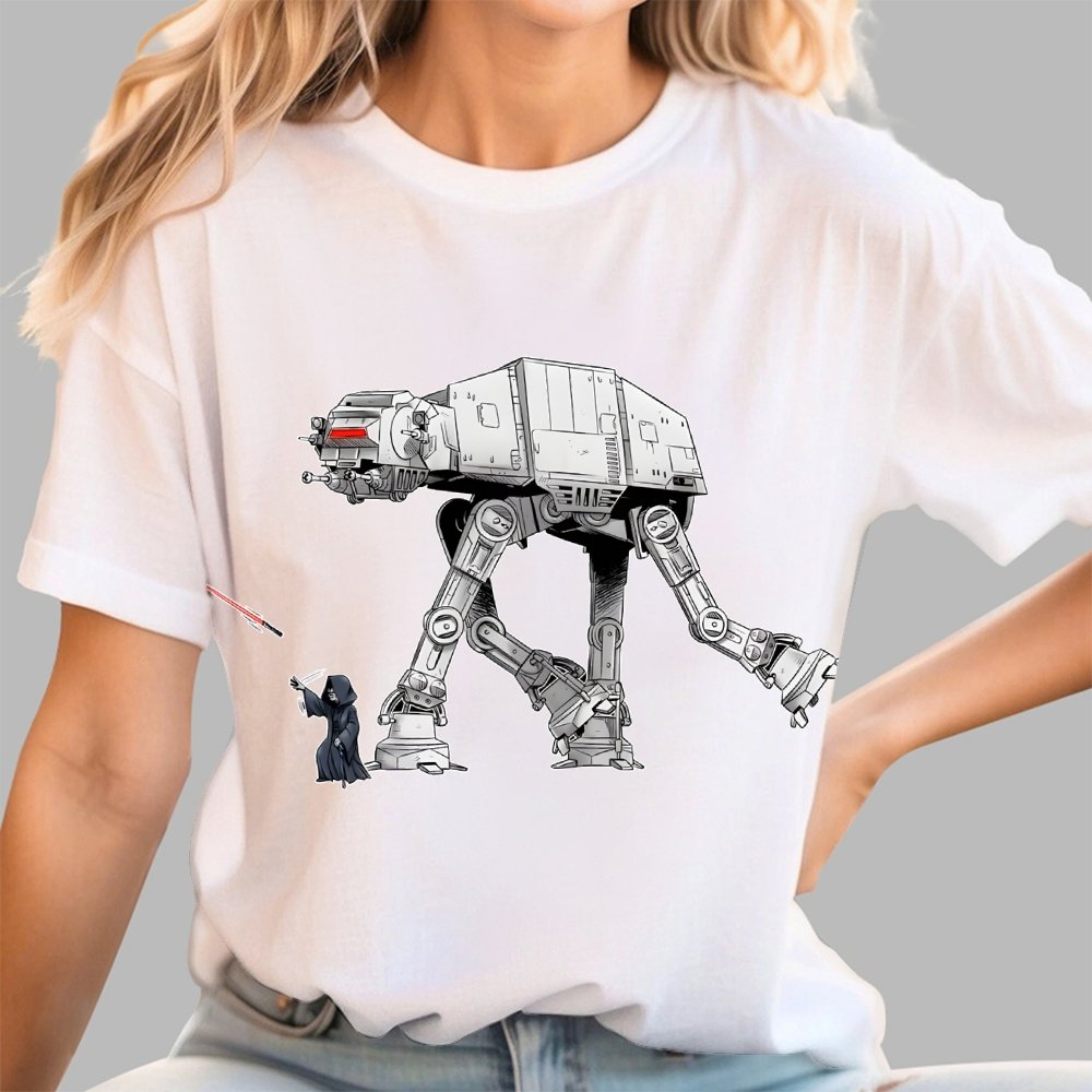 Walking the Galactic Robot Dog Funny Geek T-Shirt