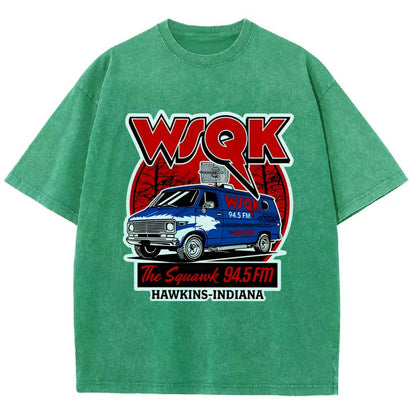 WSQK Elmwood Vintage Distressed T-shirt