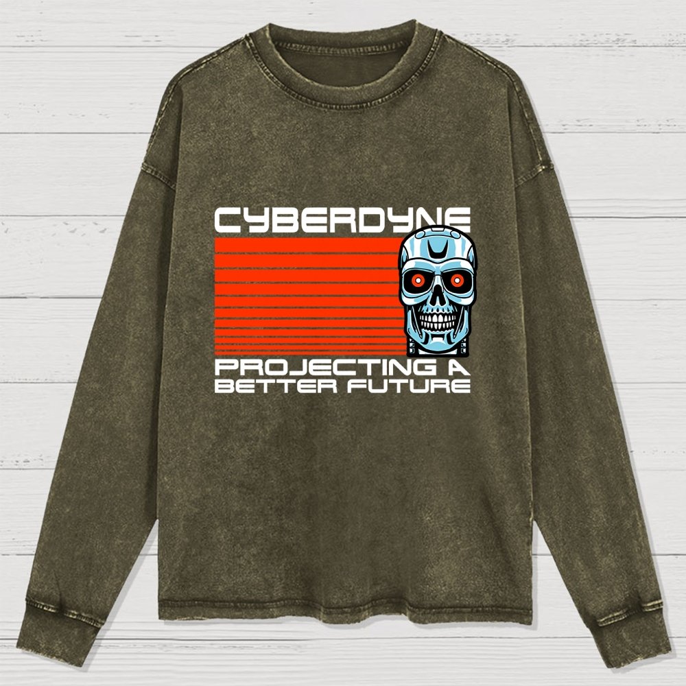 Future Robot Company Washed Long Sleeve Tee