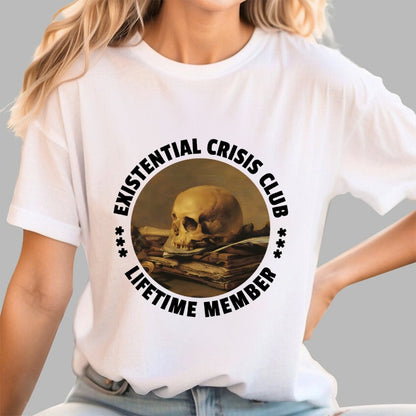 Existential Crisis Club - Lifetime Member Geek T-Shirt