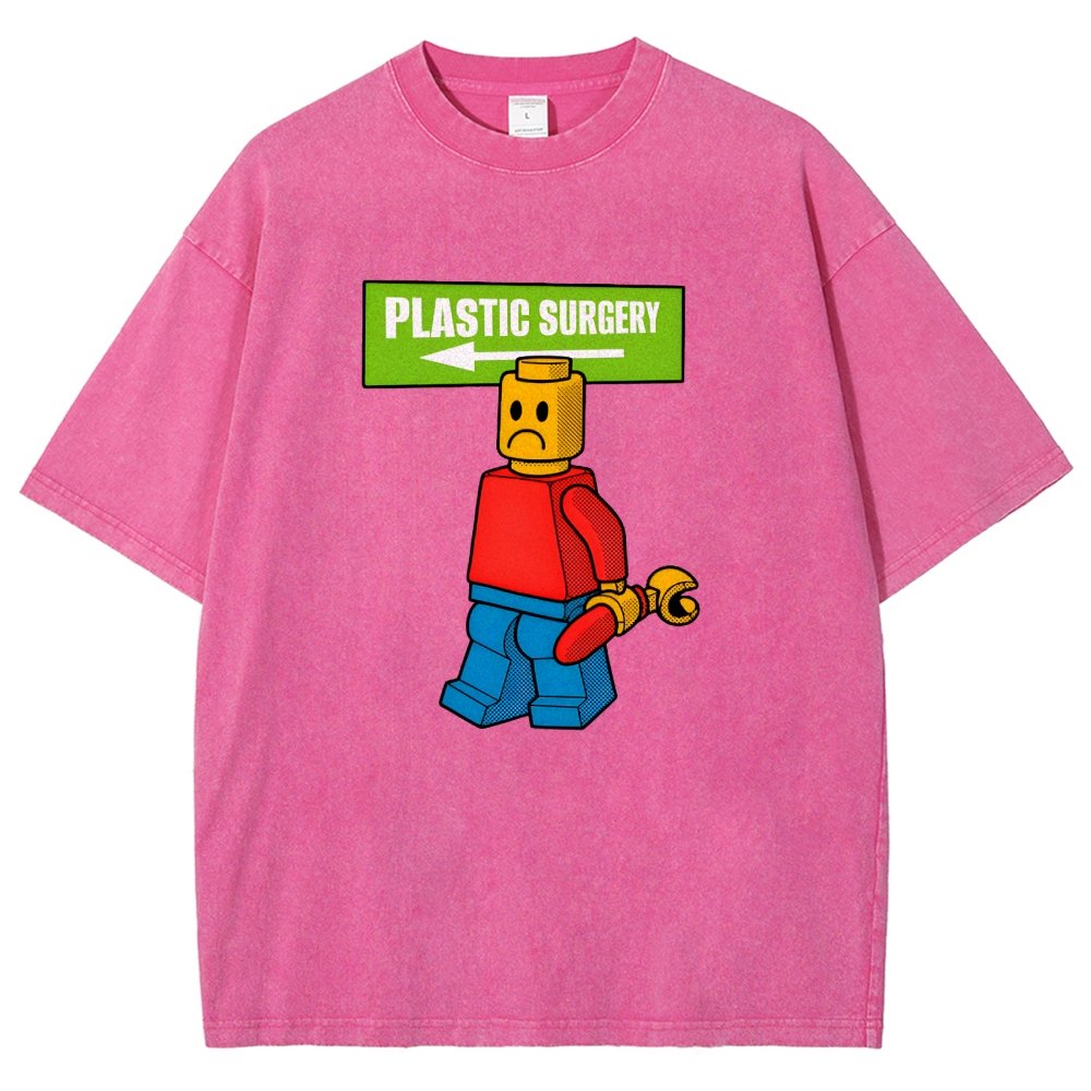 Plastic Surgery Vintage Distressed T-shirt