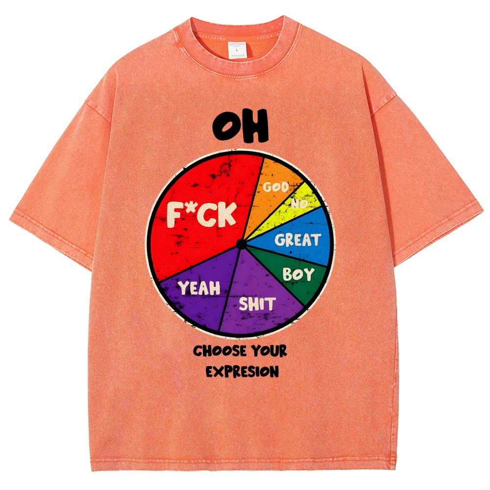 Choose You Expression Vintage Distressed T-shirt