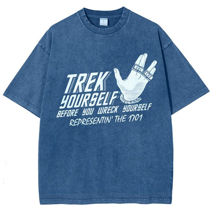 Travel Yourself Vintage Distressed T-shirt